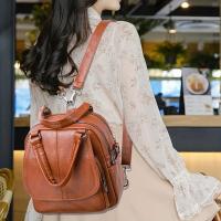 Hombro vintage para mujer - Correa estable, múltiples compartimentos, cierre de cremallera, sintético, negro/rojo/verde/beige, bolso compacto - details 5