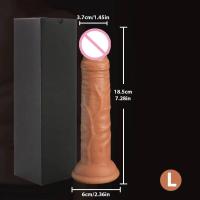Empaque privado, consolador realista Sexy, pene de silicona suave con ventosa, tapón Anal vaginal para adultos, Juguetes sexuales para masturbadores femeninos - details 8