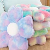 Cojín de peluche con flores de colores, almohada de felpa, pétalos protectores de cadera esponjosos, cojín de asiento, estera suave de flor de cerezo para habitación de niños - details 5