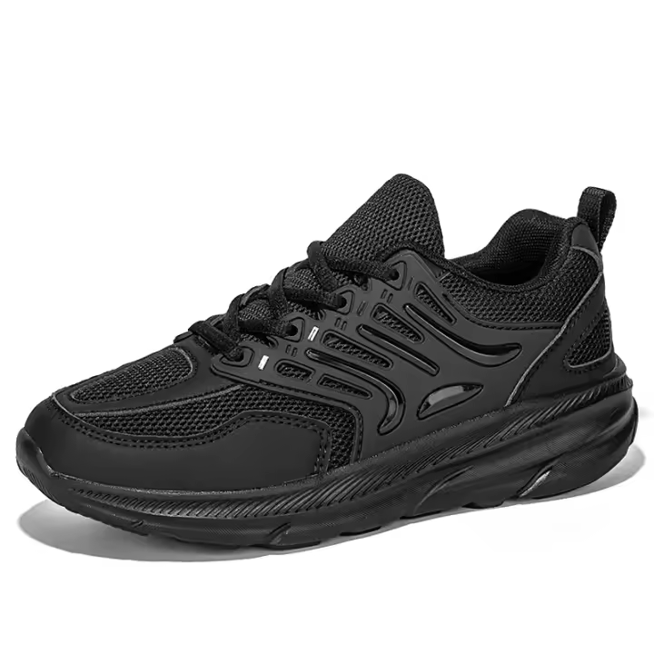 Zapatos casuales de malla transpirable con tejido mosca, zapatos de hombre de moda, ligeros, deportivos, para papá, zapatos de mujer. - 1
