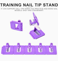 KADS-soporte para puntas de uñas, soporte extraíble para práctica de entrenamiento de uñas, 4 colores a elegir - details 0