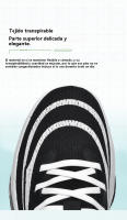 Zapatilla de deporte de malla cómoda y transpirable, adecuada para correr, competir, etc. - details 11