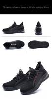 Zapatos de Seguridad Ligeros para Hombres Punta de Acero Resistentes a Resbalones - details 1