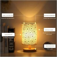 Luz de noche LED vintage, pequeña lámpara de mesa, luz de noche junto a la cama, recargable por USB, interruptor táctil, batería incorporada de 1600 mAh, regalos creativos - details 5