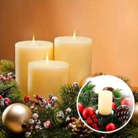 4 Uds corona 8 cm soporte de Metal de Adviento plato de vela de Navidad con decoración de mesa negra con punta - details 5