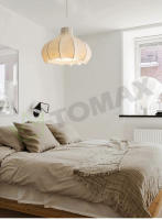 TOMAXIN-Lámpara de araña para sala de estar, dormitorio, estudio, seda, atenuación tricolor, 60CM - details 14