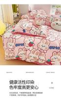 Juego de Ropa de Cama con Encaje Rosa INS de Tamaño Twin Queen King para Niñas y Adultos con Sábanas Florales y Funda de Almohada de Poliéster - details 10