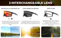 SCVCN-gafas de sol polarizadas para hombre y mujer, lentes para ciclismo de montaña, UV400 - details 1