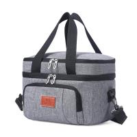 Bolsa de almuerzo multifuncional de doble capa para mujeres y hombres, fiambrera de Picnic de viaje de gran capacidad con correa para el hombro - details 6