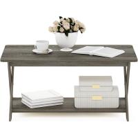 Mesa de Centro, Madera de ingeniería, Roble Francés, 89,9 (L) x 40,6 (A) x 49,8 (F) cm - details 6