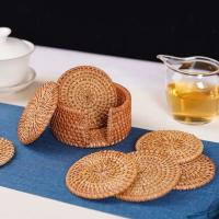 Juego de Posavasos de Té Kung Fu Villa Circular con Manteles de Mesa y Almohadillas - details 3