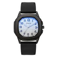 Relojes de marca XINEW genuinos de lujo de primera calidad para hombres, relojes de cuarzo simples con banda de silicona informal a la moda para estudiantes, reloj negro Erkek Barato Saat Montre Homme - details 10