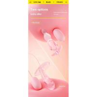Embalaje privado SEX Vibradores clítoris 2 en 1 para mujeres con huevo, tapón anal, consolador masajeador, masturbador, orgasmo, bola vaginal, juguetes sexuales para adultos - details 2