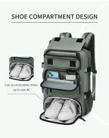 Mochila de Viaje Impermeable 16 Pulgadas Laptop de Negocios con Bolsa para Zapatos - details 4
