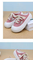 Zapatos de las mujeres 2025 verano nuevo transpirable casual tela zapatos de las mujeres de suela suave de moda versátil de las mujeres de la mitad de arrastre resistente al desgaste zapatos individuales - details 23