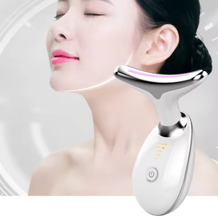 Masajeador de Belleza, Ininstrument de limpieza with Luz en color, Lifting facial de Microcirculación y Reafirmante - 1