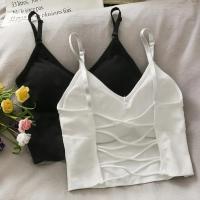Top Deportivo para Mujer Camisola sin Mangas con Sujetador Incorporado Color Sólido Estilo Crop - details 10