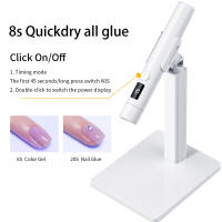 Mini secador de uñas LED UV para manicura, lámpara de pie portátil, luz ultravioleta profesional para secado de uñas - details 7