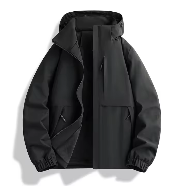 Chaqueta para hombre y mujer, chaqueta fina transpirable a prueba de viento, impermeable, tejido de montañismo, nueva - 1