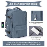 Mochila para maleta de cabina Ryanair para mujer, equipo de mano impermeable con USB - details 2