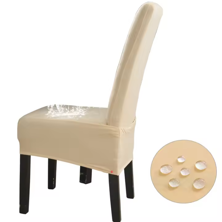 Cubierta alta, protectora de gran tamaño, cubierta para silla de restaurante impermeable - 1