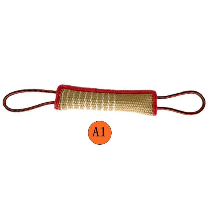 Juguete Interactivo para Masticar para Perros Grandes Duradero con Asa y Cuerda Juguete de Entrenamiento para Mascotas - 1