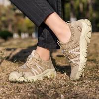 Zapatos de senderismo de montaña para hombre y mujer, zapatillas deportivas transpirables para caza, talla grande 36-46, verano - details 3