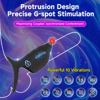 Entrenador de Retraso de Ejaculación Vibrante para Hombres Masaje de Prostate con 10 Modos de Vibración Estimulador de G-spot de Juguetes Sensuales - details 1