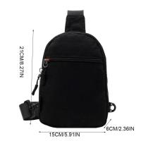 Monedero de almacenamiento, bolso de pecho de nailon, bolso cruzado multifuncional de estilo coreano para teléfono, bolso bandolera de gran capacidad, riñonera deportiva para hombre - details 0