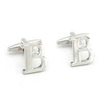 Gemelos con letras para hombre, hechos de material de latón de alta calidad, con 26 diseños de símbolos ingleses, disponibles para venta al por mayor y al por menor - details 2