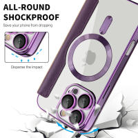 Flip para iPhone 16e Plus 16 15 14 13 Pro Max, funda protectora de gaanoplastia con cepillo antirrobo de cuero magnético Magsafe - details 4