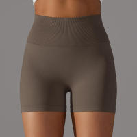 Hamidou pantalones cortos de Yoga para mujer, Shorts de Fitness para correr, ciclismo, transpirables, cintura alta, entrenamiento, gimnasio, Verano - details 75