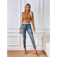 Camisetas de manga larga para mujer, ropa casual, suaves, cuello redondo, elegantes y brillantes, primavera, 2023 - details 10