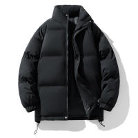 Chaqueta de pan con cuello alto para hombre, camiseta de algodón gruesa y cálida, informal, multicolor, mismo estilo, invierno - details 24