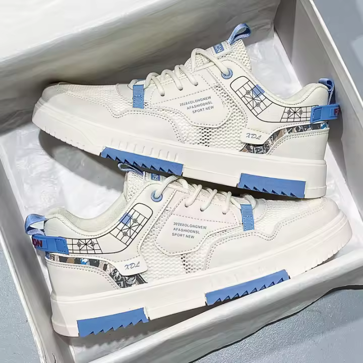 Zapatos Deportivos de Malla Transpirable para Hombres Zapatos Versátiles de Ocio y Deporte con Superficie de Malla Delgada - 1