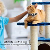 Collar para gato ajustable reflectante Breakaway con soporte para AirTag y campana – Collar de seguridad impermeable para gatitos/adultos - details 4