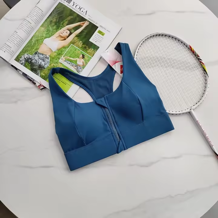 Chaleco Deportivo Ajustable con Cremallera Delantera Chaleco de Yoga y Estiramiento a Prueba de Golpes para Correr en Otoño/Invierno - 1