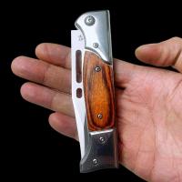 Cuchillo Plegable De Acero Inoxidable Para Camping Y Uso Doméstico Fácil De Transportar Alta Dureza Y Resistencia Al Desgaste - details 1