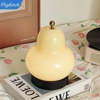 Lámparas de mesa recargables creativas en forma de pera Iluminación táctil, diseño original para el hogar, decoración de dormitorio, luz nocturna LED para mesita de noche, luz de escritorio de estudio - details 4