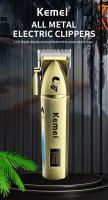Kemei-cortadora de pelo eléctrica para hombre, máquina profesional de alta velocidad para cortar Cabello, Barbero, cuerpo de Metal, potente, con pantalla LCD - details 0