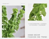 5 unidades/lote de plantas verdes, 42 cabezas, hojas de loto, decoración de jardín de boda, accesorios de césped falso para el hogar, flores de fiesta - details 1