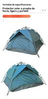 Tienda de campaña 3 personas Automático Deportes al aire libre portatil viajar Protección solar Camping - details 12