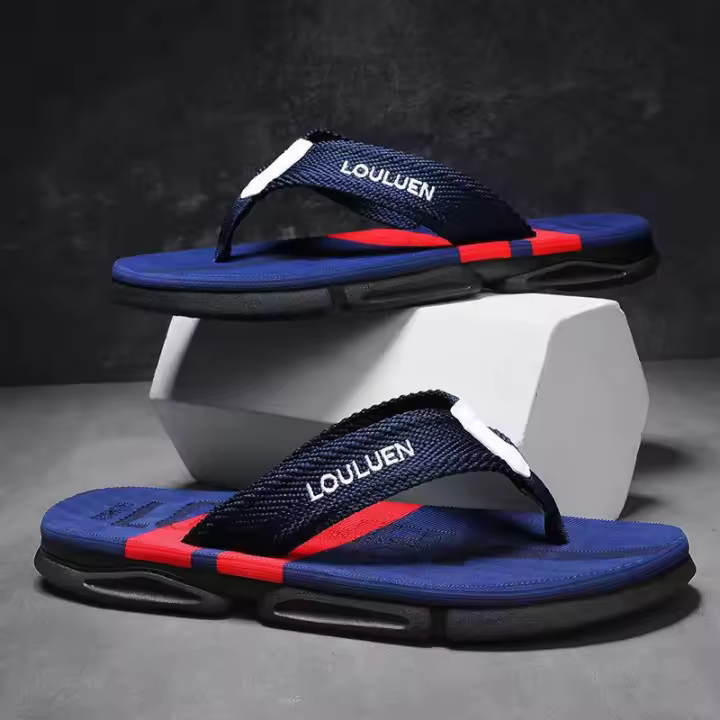 Chanclas zapatos de playa casuales al aire libre para hombres zapatillas de pellizco para hombres sandalias antideslizantes - 1