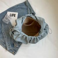 Bolso de hombro versátil de Color sólido suave no tejido para mujer, bolso de viaje Simple y de moda para las 4 estaciones - details 9