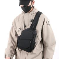 Bolso de pecho antirrobo para hombre, pequeña mochila de viaje para mujer, bolso impermeable de nailon para deportes al aire libre, bandolera tipo bandolera - details 16