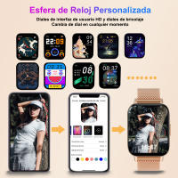 Reloj inteligente con llamada Bluetooth de 1,85" para mujer, reloj inteligente para Android e IOS - details 4