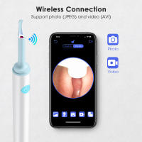 Otoscopio Visual para limpieza de oídos, limpiador de oídos inteligente inalámbrico con WiFi, herramienta de eliminación de cera de oído con cámara de 3,9mm, endoscopio - details 5