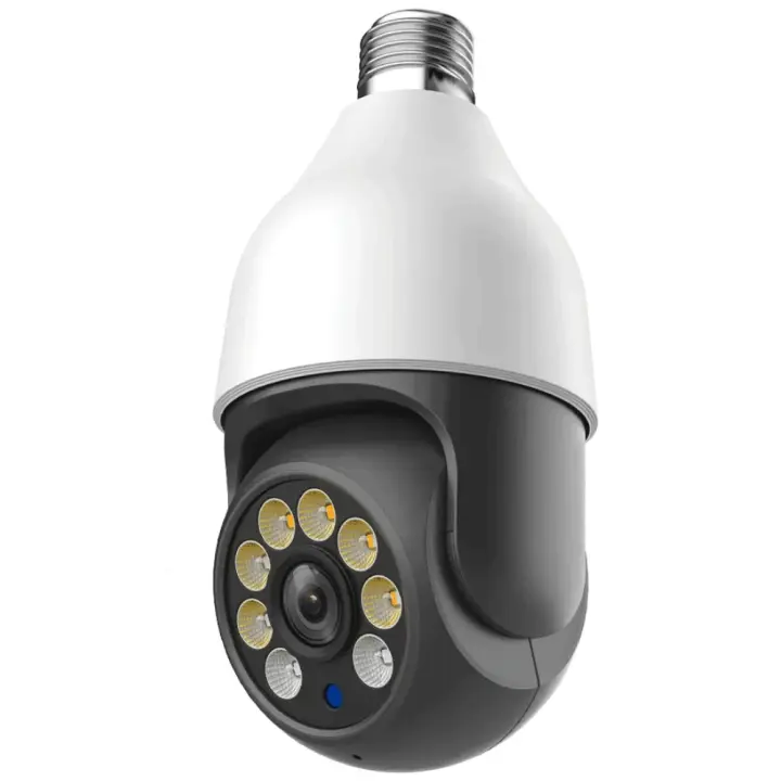 Cámara De Seguridad Inteligente Tuya Con Bombilla E27, 5G, Wifi, 5MP, PTZ, Para Exteriores, Inalámbrica, IA, Detección Humana, Vigilancia, Visión Nocturna A Color - 1