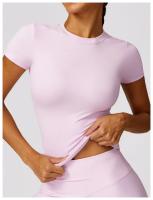 Camiseta Deportiva de Yoga de Nylon Secado Rápido Manga Corta Para Fitness al Aire Libre - details 10