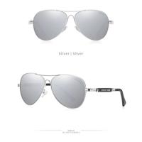 Gafas de sol de aleación polarizadas con gradiente para hombre y mujer, gafas de sol de piloto, gafas de sol con espejo - details 15